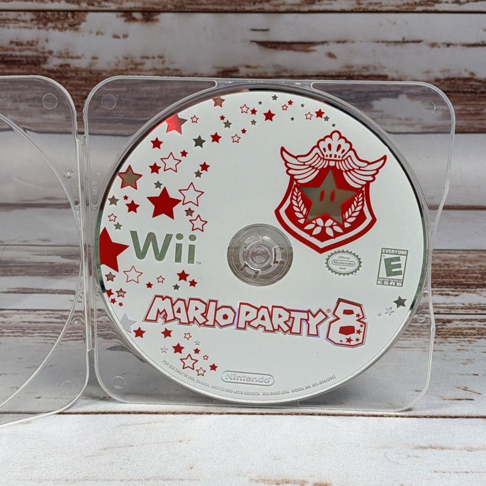 Mario Party 8 Nintendo Wii Disc Only Authentic Resurfaced Tested Plays